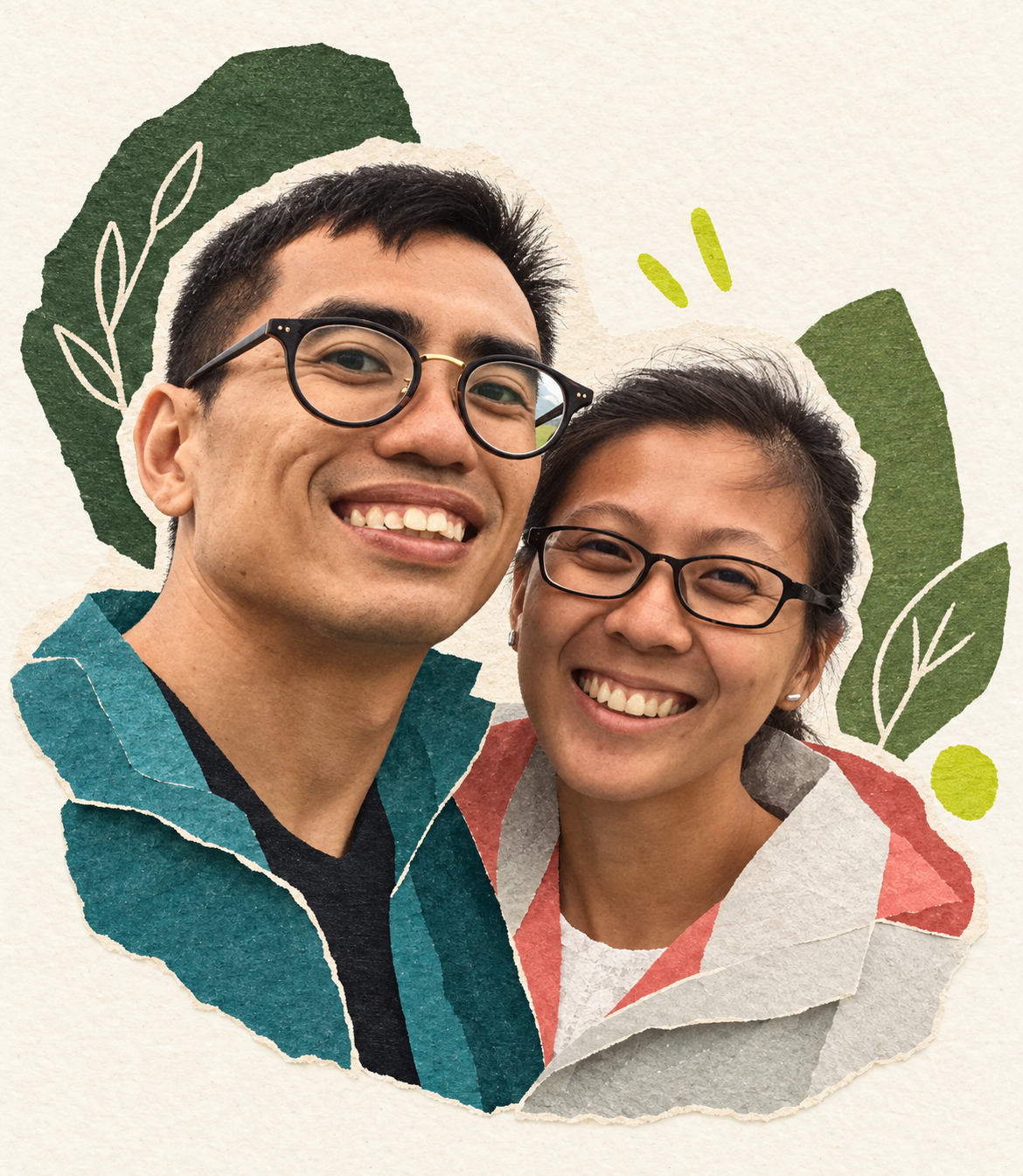 Alan and Weiwen smiling together